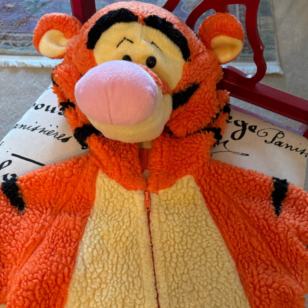 Kids Tigger Costume - Orange and Cream